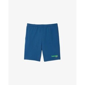 Lacoste Mens Blue Sphere Fleece Cotton Sweat Shorts GH1418-51 4XLB NWT